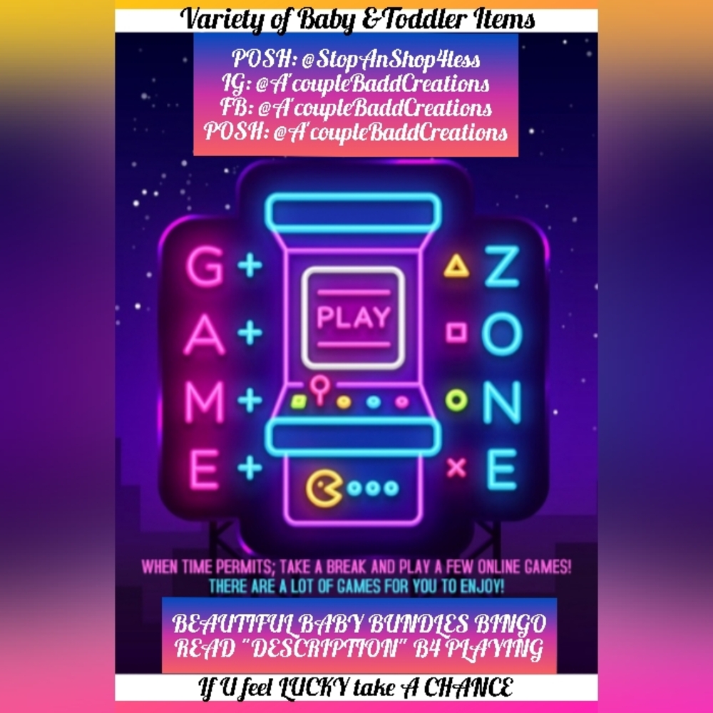 👑BEAUTIFUL BABY BUNDLE👑 ⚠️4-POSH LIVE⚠️ 🚨PURCHASE BINGO CARD/S 2 PLAY🚨🤞🏼